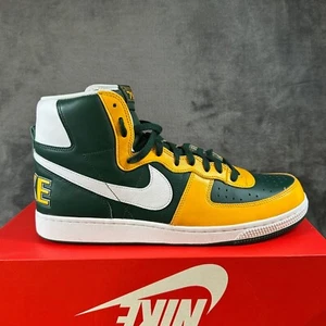 Nike Terminator High Seattle Supersonics '79 Sneakers Green Yellow Shoes Mens 13 - Picture 1 of 12