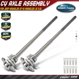 2x Rear Left&Right Drive Axle Shaft for Jeep Wrangler 2007-2017 Wrangler JK 2018 - Picture 1 of 8