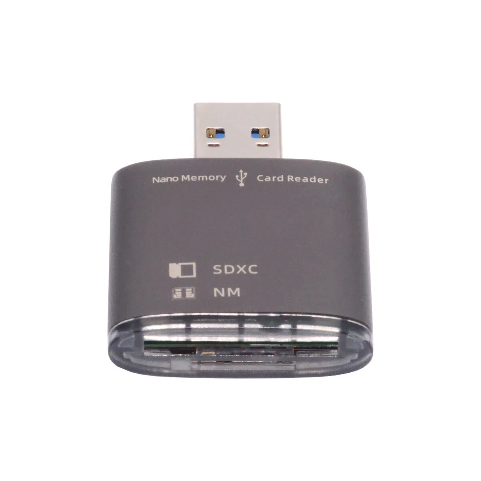 USB 3.0 to NM Nano Memory Card  & SD Card Reader Writerfor Mate Phone & Camera - Image 1 of 1