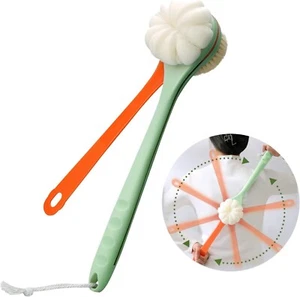Shower Body Brush & Loofah Back Scrubber Mesh Bath Sponge for Exfoliation - Picture 1 of 6