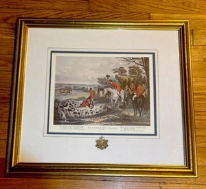 Piatto sala scapoli vintage 5 stampa artistica con cornice oro originale 20”x22-1/2” *COME NUOVO - Foto 1 di 8