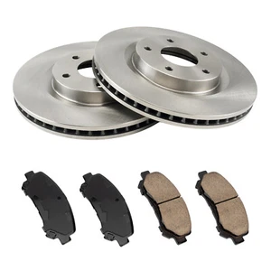 Rotores de freno de disco delanteros pastillas de freno aptos para Nissan Rogue 2008-2013 - Imagen 1 de 11