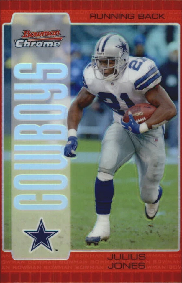 2005 Bowman Chrome Football Red Refractors Parallel Singles - You Choose - Image 1 of 1