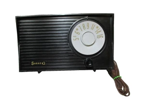 Rare 1957 Vintage, Sonora Model 541 Ebony, Compact Table Model Radio - Picture 1 of 16