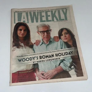 Vintage LA WEEKLY Woody Allen 2011 To Rome With Love Ellen Page Penelope Cruz - Picture 1 of 6