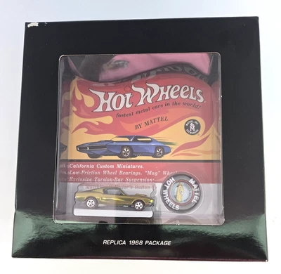 Hot Wheels Redline Club RLC Original 16 Custom Mustang in Gold # 730/3000 - Image 1 of 4