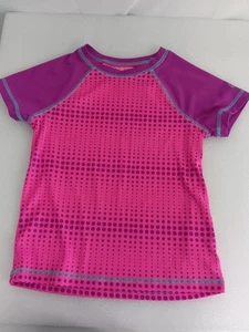 JK Tech Short sleeve active shirt pink Girls Size 6X - Picture 1 of 4