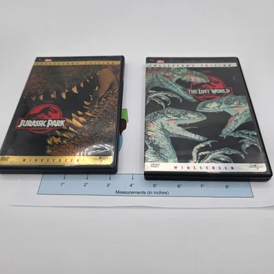 Jurassic Park Widescreen and The Lost World Collectors Edition DVD Bundle - Image 1 of 4
