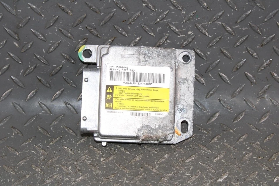 03-04 H2 Electronic Crash SRS Safety Bag Inflator Control Module OE WTY OE WTY Foto 1 de 4