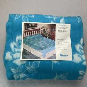 Vintage J C Pennys coperta bordo raso Supernap rosa moderna 72" x 90" - Foto 1 di 6