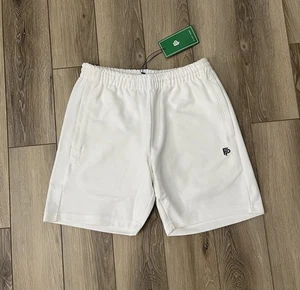 Flint Park White Court Short Athletic Sweatshorts Mens Size Small Drawstring NWT - Picture 1 of 7