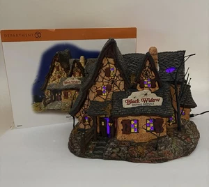 Department 56 Snow Village Halloween Black Widow Dating Service #805676 Read - Picture 1 of 10