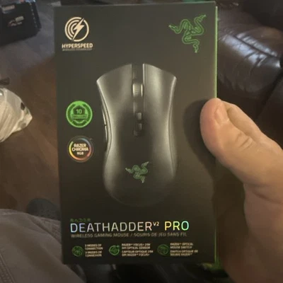 Razer DeathAdder V2 Pro Wireless Gaming Mouse: 20K DPI Optical Sensor, 3X Faster - Image 1 of 3