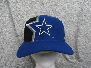 Vintage Dallas Cowboys Hat Cap Snap Back NFL Football Big Logo Mens Blue 90s - Picture 1 of 8