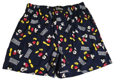 Официальные синие университетские удобные пижамные шорты Mickey Mouse для отдыха! (Маленький) - Изображение 1 из 2