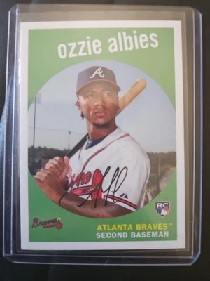 2018 Topps Archives Ozzie Albies Rookie RC Atlanta Braves - Image 1 of 2