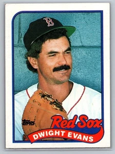 1989 Topps - Dwight Evans #205 Boston Red Sox MLB Baseballkarte - Bild 1 von 2