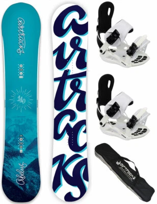 AIRTRACKS Snowboard Mujer Set: Orbelus + Estrella W O Master + Bolsa / 140 145 - Imagen 1 de 4