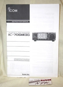 Manual de instrucciones original Icom IC-706MKIIG - Imagen 1 de 2