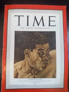 Time Magazine Sept 29 1941 ~ Champion Joe Louis ~ Heavyweight Boxing Champ. VGC - Picture 1 of 24