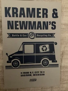 Seinfeld 4x6 Kramer & Newman's Bottle & Can Recycling Postcard #52624 - Picture 1 of 1