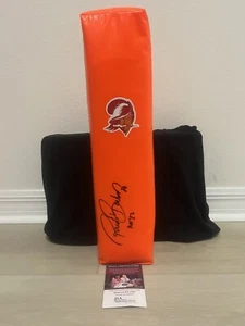 Ronde Barber Signed Tampa Bay Bucs Pylon JSA COA HOF 23 - Picture 1 of 2