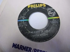 Brian Hyland Here's To Our Love / Two Kinds of Girls 7" 45 rpm Philips VG+ - Picture 1 of 2