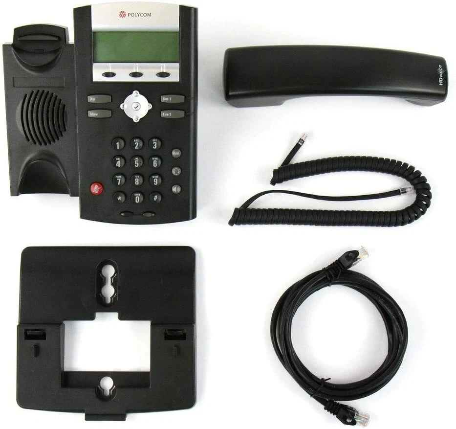 Polycom 2200-12365-025 SoundPoint IP 331 2-Line IP Phone (REFURBISHED/COMPLETE) - Image 1 of 1
