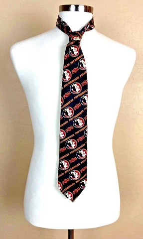 FSU Florida State University Seminoles Mens Silk Neck Tie EUC Cover