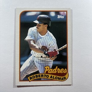 Roberto Alomar 1989 Topps San Diego Padres RC HOF #206 Nice Gradable