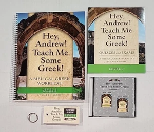 Hey Andrew! Teach Me Some Greek! LEVEL 3 (Worktext Key, Flashcards, CD, Tests) - Picture 1 of 5