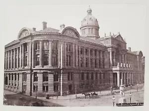 Antike Fotografie Birmingham Stadtratshaus Victoria Square England - Bild 1 von 6