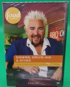 Diners Drive-Ins & Dives Complete Fourth Season 4 Guy Fieri Brand New 2 DVD Set - Foto 1 di 2