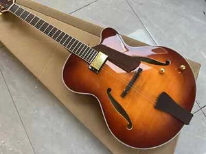 Guitarra Eléctrica Personalizada de Fábrica Cuerpo Hueco Jazz Puente de Palisandro - Imagen 1 de 13