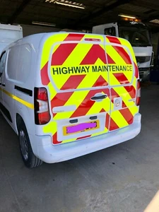 Vauxhall Combo Van Chevron Chapter 8 Reflective Vinyl Kit 2018 - Present - Picture 1 of 1