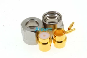 SMA Stecker gerade passiviert für UT-141 halbstarr 141 RG402 Kabel 18 GHz 10 Stück - Bild 1 von 3