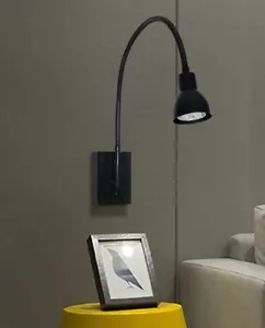 Pair CAL Lighting & Accessories BO-119-DB Bedside Reading Wall Sconces Dk Bronze - Picture 1 of 5