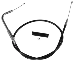 30.5" black THROTTLE CABLE FOR 1996 AND LATER HARLEY SOFTAIL DYNA - Picture 1 of 1