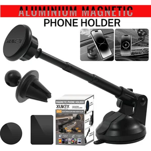 Universal Aluminum Magnetic Magnet Dashboard Vent Phone Holder Car Mount Stand - Picture 1 of 8