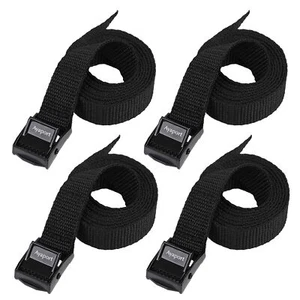 4 Pack Lashing Straps with Buckles Adjustable Cam Buckle Tie Down Cinch Strap - Picture 1 of 6