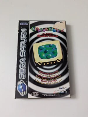 Sega Saturn - Bubble Bobble featuring Rainbow Islands PAL Original - Image 1 of 3