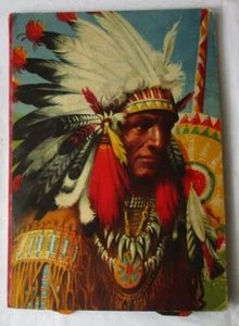 Aufstellbild Indianer Wildwest POP-Up Vojtech Kubasta um 1960 (142504) - Bild 1 von 1