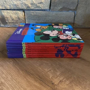 Disney's Read And Grow Library HC Book Lot Of 8 Vtg 1997 Volume 1-4 7 8 14 & 19 - Picture 1 of 15