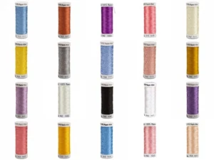 GUTERMANN SULKY 100% RAYON 40 WT EMBROIDERY SEWING THREAD 250 YD NO'S 1000-1099 - Picture 1 of 67