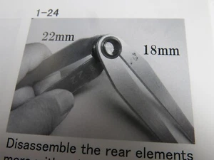 Llave de hierro 18 mm para quitar lente interior Leica Elmar 50 mm 35 mm - Imagen 1 de 4