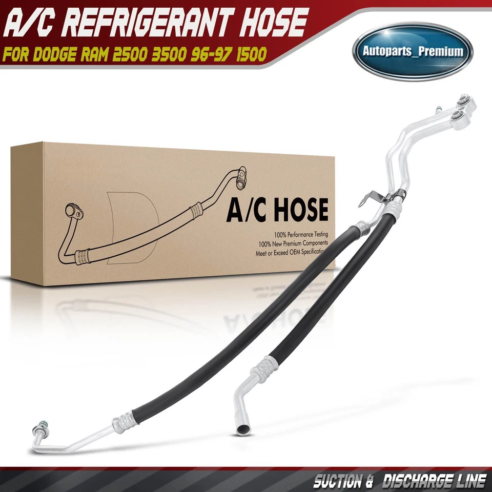 Linha de sucção e descarga para Dodge Ram 1500 1997 Ram 2500 3500 96-97 55056402 - Imagem 1 de 4