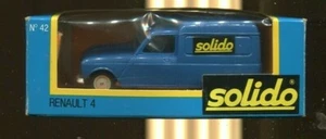  Solido-  Renault 4 #42  Dark  Blue    die cast  1/43 scale  - Picture 1 of 1