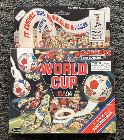 NEW OLD STOCK- World Cup USA 94 Inflatable Soccer Ball Cover
