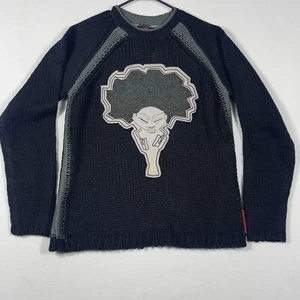 Concrete Y2K XL pullover Sweater Mens Chunky Knit Grandpa 80s 90s Cosby - Picture 1 of 8