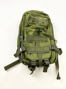 Tactical Military Backpack Daypack Green Rucksack Padded Shoulder Straps - Picture 1 of 7